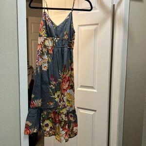Floral Spaghetti Strap Dress